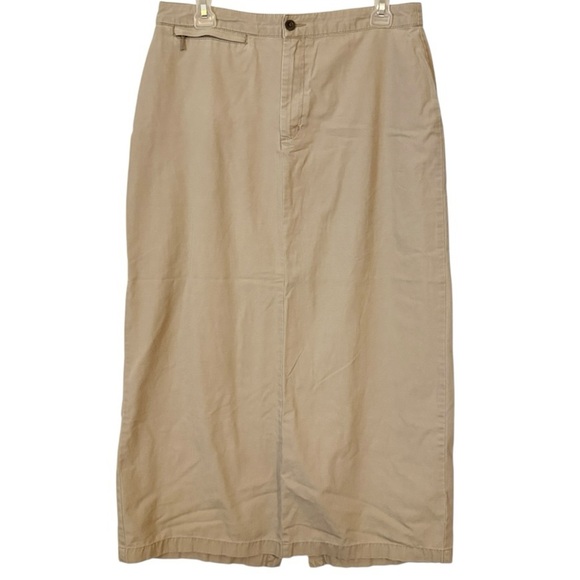 ❤️‍🔥WOOLRICH TAN MAXI SKIRT - Picture 1 of 7